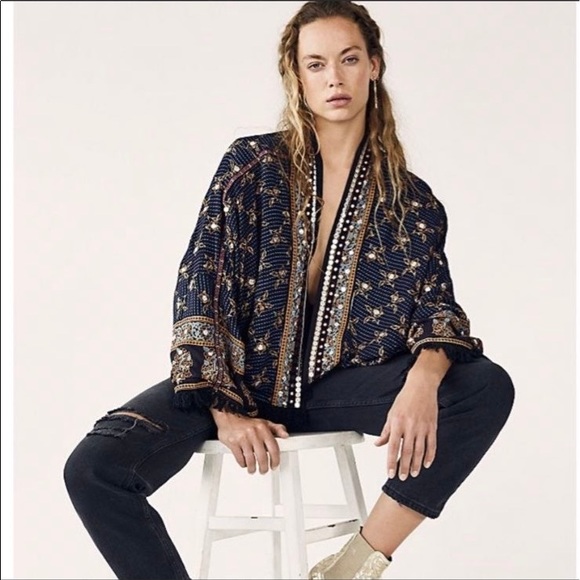 Free People Rays Of Light Fringed 